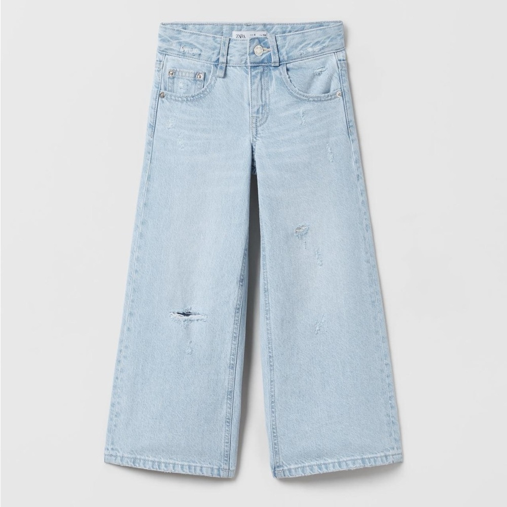 Zara Kids Baggy Wide Leg Jeans - size 8yr